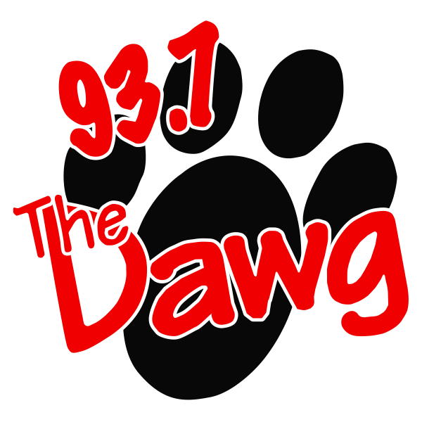 93.7 The Dawg Logo